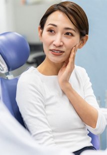 patient near Woodland Hills needing restorative dentistry